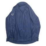 NIKE Mesh Lined Mens Track Jacket Blue Nylon L