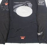 ARLEN NESS Mens Biker Jacket Black Nylon XL