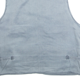 EASTERN COLLEGE Mens Gilet Blue 2XL