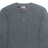 OUISET Womens Blazer Jacket Grey M