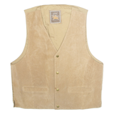 COMPAGNIA DELLA MODA Mens Waistcoat Beige Viscose L