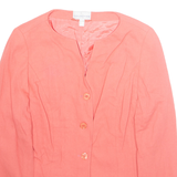 COLLECTION Womens Blazer Jacket Pink S