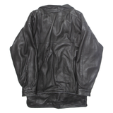 CLOCHARD Mens Biker Jacket Black XL