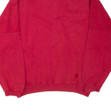 FEEL THE ENERGY Mens Sweatshirt Red 1/4 Zip L