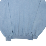 Victory Team Mens Sweatshirt Blue Button Neck L