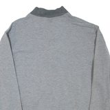 PEBBLE BEACH Mens Sweatshirt Grey 1/4 Zip XL