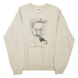 GILDAN Mens Sweatshirt Beige Crew Neck M