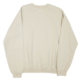GILDAN Mens Sweatshirt Beige Crew Neck M
