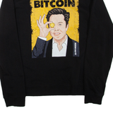 Elon Musk Mens Sweatshirt Black Crew Neck M