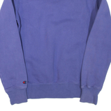 CHAMPION Womens Sweatshirt Purple Crew Neck XS