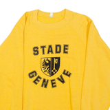 Stade Geneve Mens Sweatshirt Yellow Crew Neck S