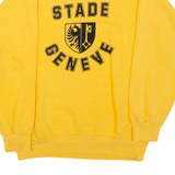 Stade Geneve Mens Sweatshirt Yellow Crew Neck S
