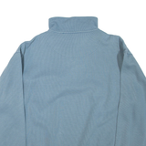 Wolf Mens Sweatshirt Blue 1/4 Zip L