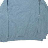 Wolf Mens Sweatshirt Blue 1/4 Zip L