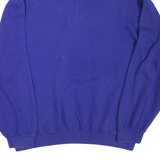 SKIMY Mens Sweatshirt Purple 1/4 Zip XL