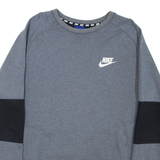 NIKE Mens Sweatshirt Grey Crew Neck L