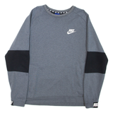 NIKE Mens Sweatshirt Grey Crew Neck L