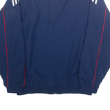 ADIDAS Mesh Lined Mens Track Jacket Blue S