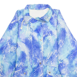 Womens Jacket Blue Crazy Pattern XL