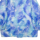 Womens Jacket Blue Crazy Pattern XL