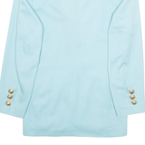 SECENDO Womens Blazer Jacket Blue L