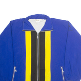 MERCEDES-BENZ Mens Shell Jacket Blue Nylon S