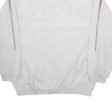 REEBOK Mesh Lined Mens Windbreaker Jacket Grey XL