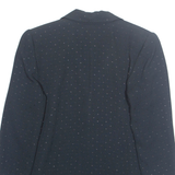 ANITA SOMMER Womens Blazer Jacket Black Polka Dot L