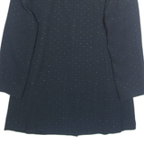 ANITA SOMMER Womens Blazer Jacket Black Polka Dot L
