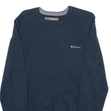 BEN SHERMAN Mens Jumper Blue Tight Knit M