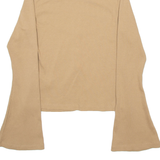 PUMA Womens Cardigan Beige High Neck Tight Knit M