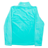 REGATTA Womens Fleece Blue 1/4 Zip Tight Knit UK 12
