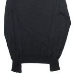 DIESEL Womens Jumper Black Tight Knit Wool M