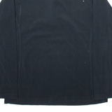 COLUMBIA Mens Fleece Black 1/4 Zip Tight Knit S