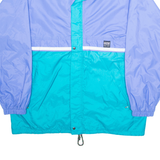 AQUA GUARD Mens Rain Jacket Blue Hooded 2XL