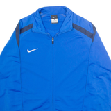 NIKE Mens Track Jacket Blue M