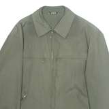 PROTECTOR Mens Windbreaker Jacket Green L