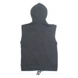 THE VERT Womens Gilet Grey Hooded L