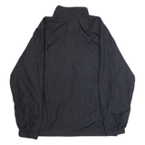 NIKE NA #8 Mens Windbreaker Jacket Black USA Hooded L