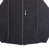 REEBOK Mens Windbreaker Jacket Black 90s L