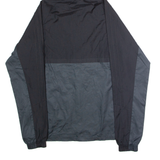 ADIDAS Eugene Timbers Mens Rain Jacket Black USA Hooded Colourblock S