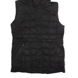 THE NORTH FACE Womens Puffer Gilet Black Hooded S