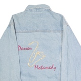 MOST WANTED Darren Motamedy "Michael" Mens Denim Jacket Blue 90s USA M