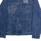 PORT AUTHORITY VIP The Mill Casino Mens Denim Jacket Blue USA XL