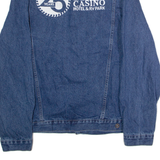 PORT AUTHORITY VIP The Mill Casino Mens Denim Jacket Blue USA XL