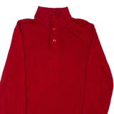 RALPH LAUREN POLO JEANS COMPANY Mens Jumper Red Button Neck Tight Knit S