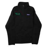 PATAGONIA Kelly Electric Womens Fleece Black 1/4 Zip S
