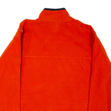CHAPS Mens Fleece Orange 1/4 Zip XL