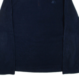 STARTER Mens Jumper Blue 1/4 Zip L