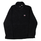LEVI'S Womens Fleece Black 1/4 Zip XL